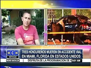 Tres hondureños mueren en accidente de tránsito en EEUU