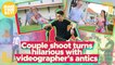 Couple shoot turns hilarious with videographer's antics  | Make Your Day