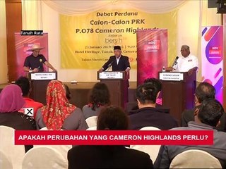Debat AWANI Cameron Highlands Memilih
