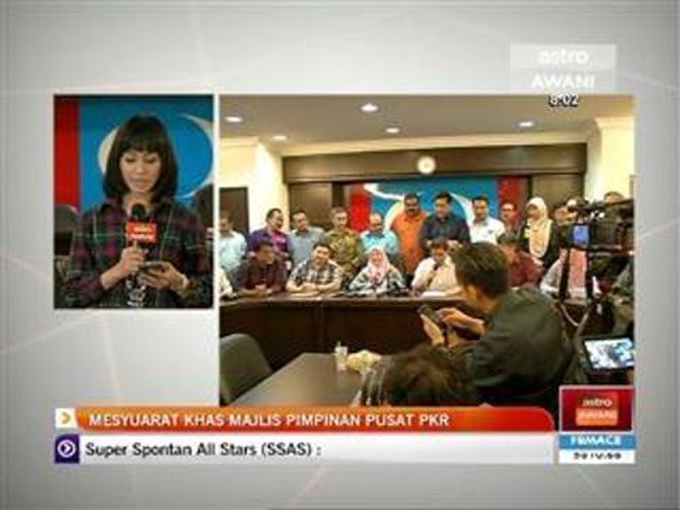 Perkembangan mesyuarat khas majlis pimpinan pus...