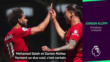 Liverpool - Klopp se réjouit de l’entente Salah-Núñez