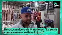 Renzo, carnicero de Mataderos: “La gente compra menos, se lleva lo justo”