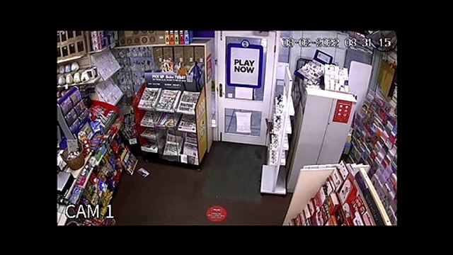 CCTV footage of botched Sunderland Post Office raid