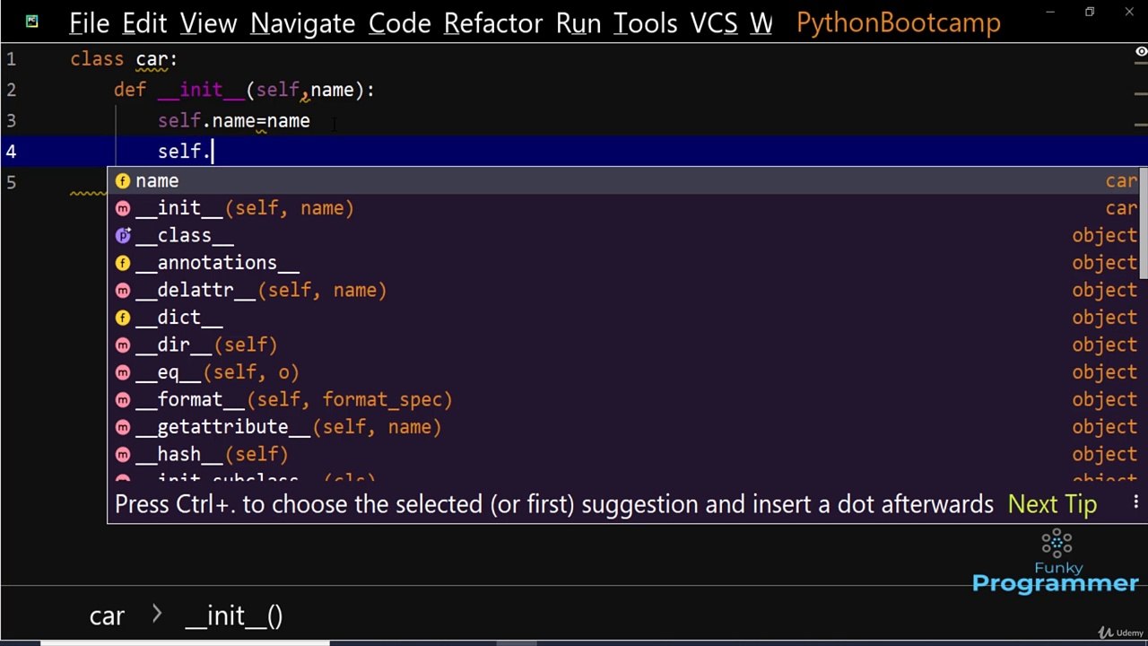 Initializing the Object