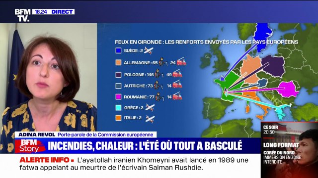 Adina Revol (Commission européenne): Le mécanisme européen de protection civile a déjà été activé 6 fois cet été