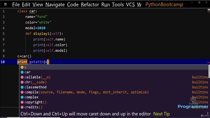 10. Accessing Class Attributes from instances