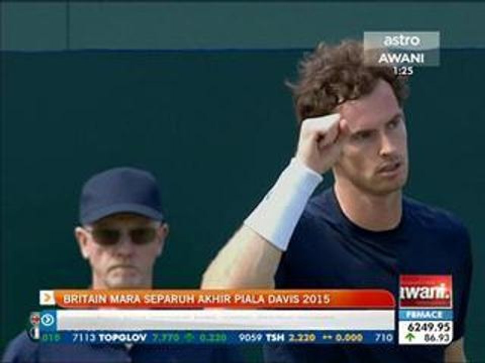 Britian mara separuh akhir Piala Davis 2015