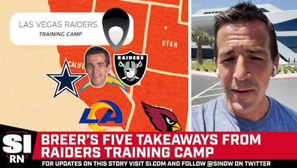 Télécharger la video: The Breer Report: Las Vegas Raiders Training Camp Takeaways