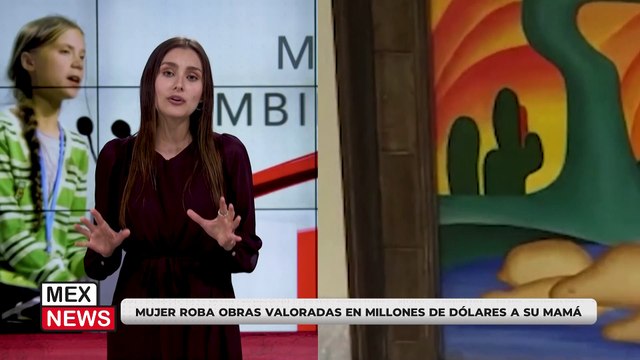 MUJER ROBA OBRAS VALORADAS EN MILLONES DE DÓLARES A SU MAMÁ