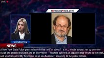 Salman Rushdie, author of controversial book 'The Satanic Verses,' attacked on stage in NY - 1breaki
