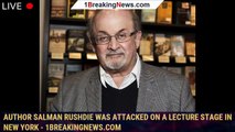 Author Salman Rushdie was attacked on a lecture stage in New York - 1breakingnews.com