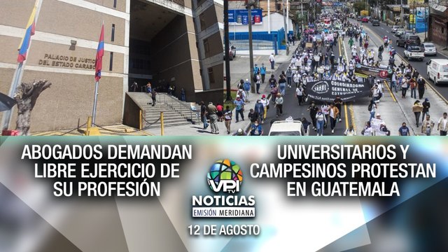 #EnVivo | Noticias al mediodía - Noticias de Hoy Viernes 12 de Agosto - VPItv