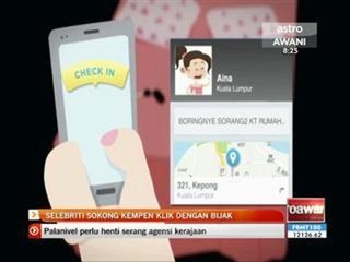 Selebriti sokong kempen Klik Dengan Bijak
