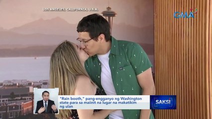 "Rain booth," pang-engganyo ng Washington state para sa maiinit na lugar na makatikim ng ulan| Saksi