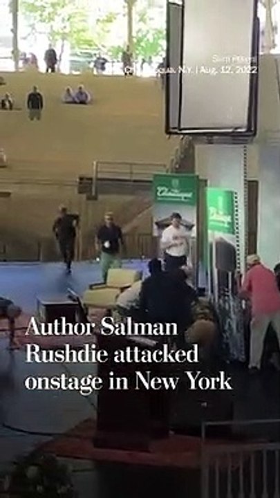 Salman Rushdie  under attack