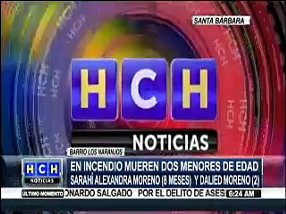 Dos menores murieron calcinados y otras noticias en Santa Bárbara