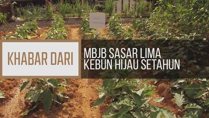 Khabar Dari Johor: MBJB sasar lima Kebun Hijau setahun