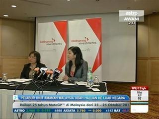 Pelabur unit amanah beralih ke Jepun, Asia Pasifik