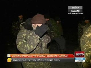 Ukraine dan puak pro pemisah bertukar tawanan