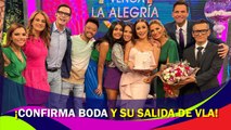 Cynthia Rodríguez confirma boda y su salida de VLA