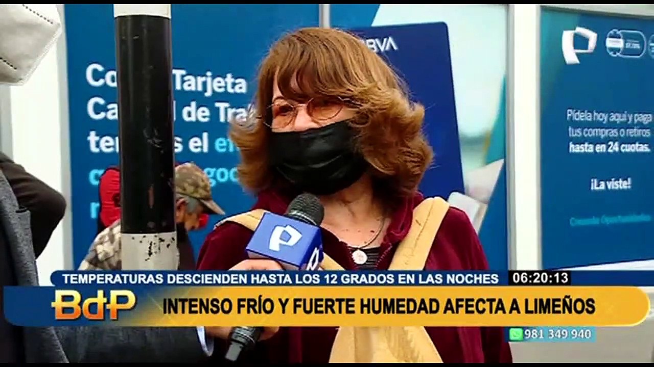 Humedad en algunos distritos de Lima puede alcanzar hasta un 96%, afirma Senamhi