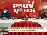 Más de 2.200 comunidades en Barinas renovarán sus equipos políticos de base del PSUV