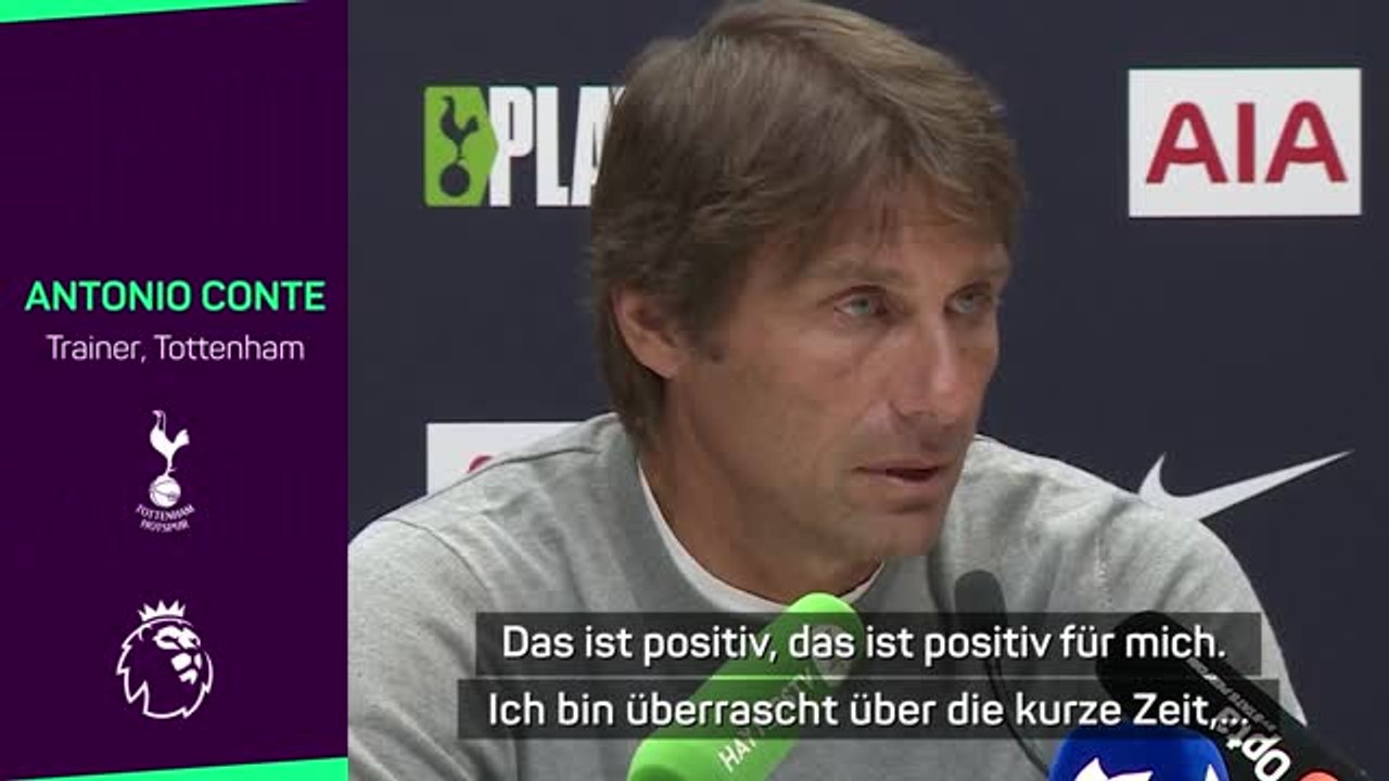 Conte: 'Das ist natürlich eine tolle Überraschung'