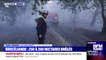 Environ 400 pompiers mobilisés pour lutter contre l'incendie dans la forêt de Brocéliande