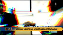 Graban a sujeto ofreciendo un cambio de zonificación a empresario por US$3 millones