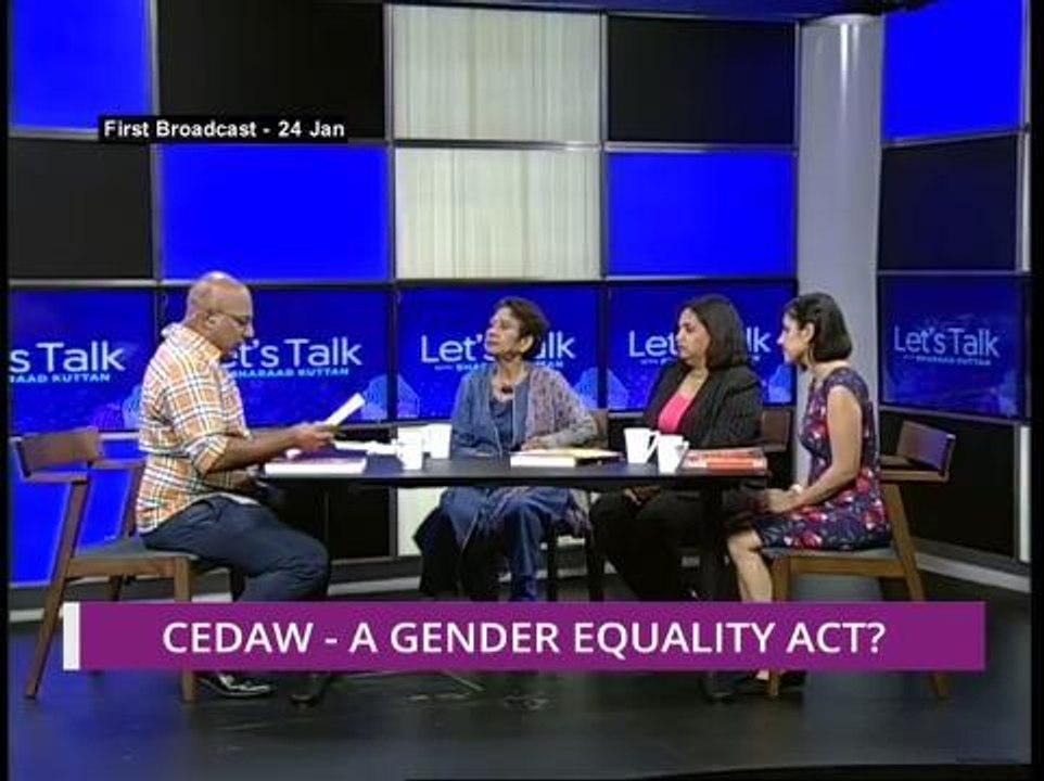 Let's Talk: CEDAW - A Gender Equality Act?