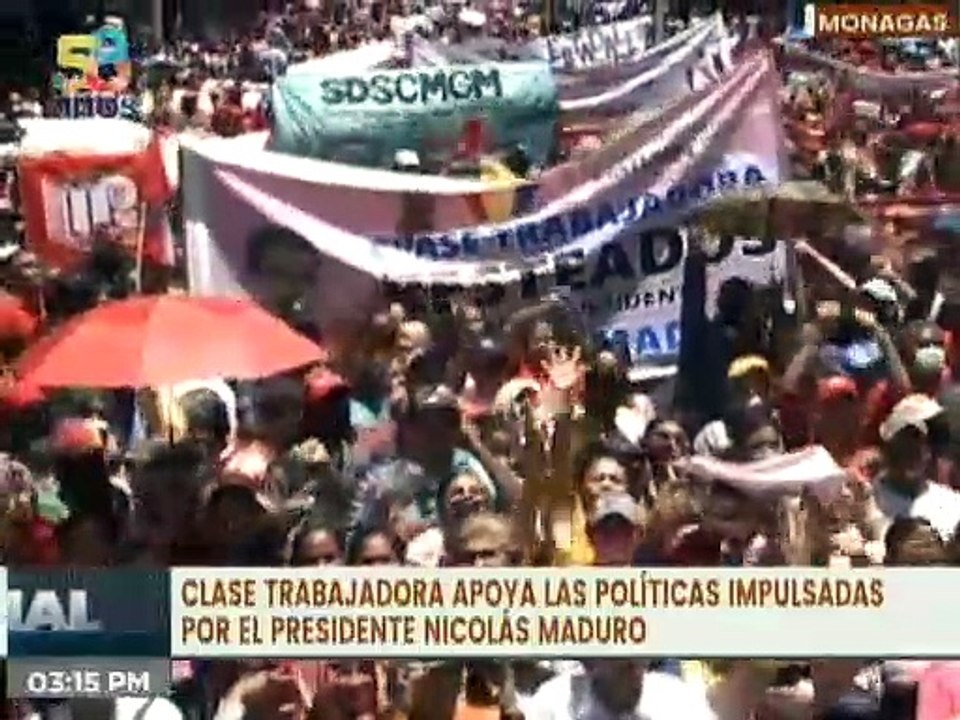 Monagas | Clase trabajadora de Maturín respalda...