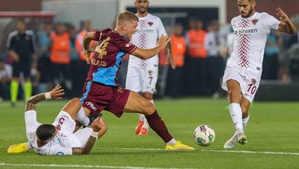 Fırtına'dan 2'de 2! Trabzonspor, sahasında Hatayspor'u tek golle geçti