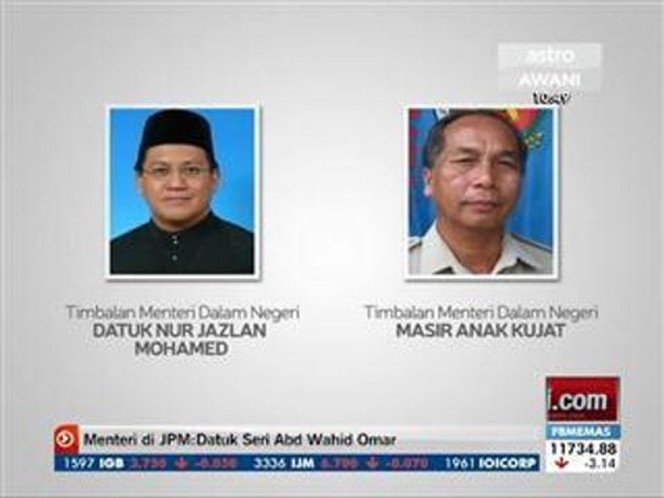 Barisan Kabinet baru Najib Razak
