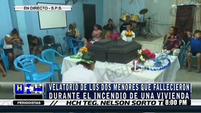 Velan a dos menores que fallecieron calcinados en los Bordos del Limonar en SPS