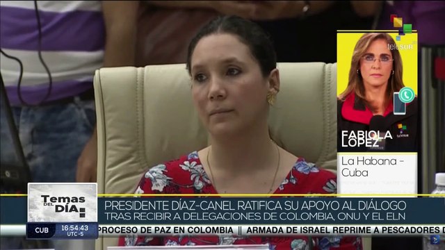 Cuba: Pdte. Díaz-Canel ratifica apoyo a la paz en Colombia