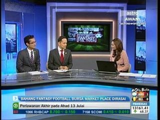 Bahang Fantasy Football Bursa Market Place dirasai