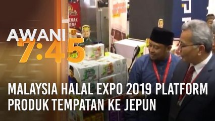 Malaysia Halal Expo 2019 platform produk tempatan ke Jepun