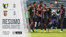 Highlights: Famalicão 0-3 SC Braga (Liga 22/23 #2)