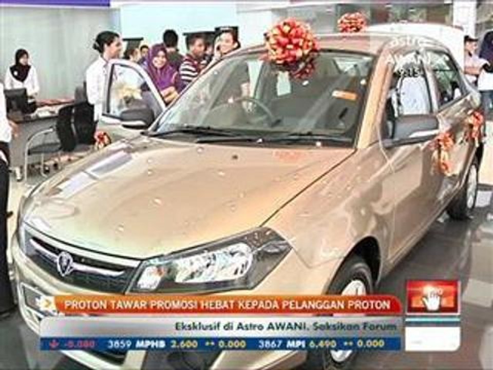 Proton tawar promosi hebat kepada pelanggan Proton