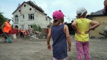 شاهد: آثار القصف الصاروخي الروسي على مدينة كراماتورسك شرق أوكرانيا