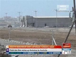 Houthi berundur dari lapangan terbang Aden