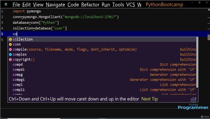 Mongodb Drop The Collections