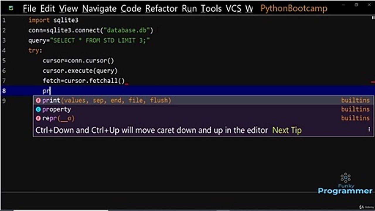 Python Database Limit