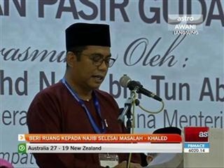 Beri ruang kepada Najib selesai masalah - Khaled