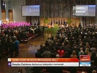 Acara khas setahun mengenang MH17