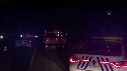 Domuz sürüsünün neden olduğu trafik kazasında 8 kişi yaralandı