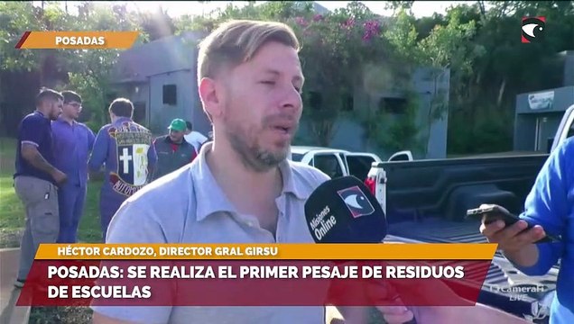Posadas: se realiza el primer pesaje de residuos de escuelas