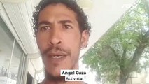 Activista Ángel Cuza denuncia situación de vivienda de familia cubana