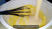 EASY CONDENSED MILK CAKE - Condensed Milk Recipe