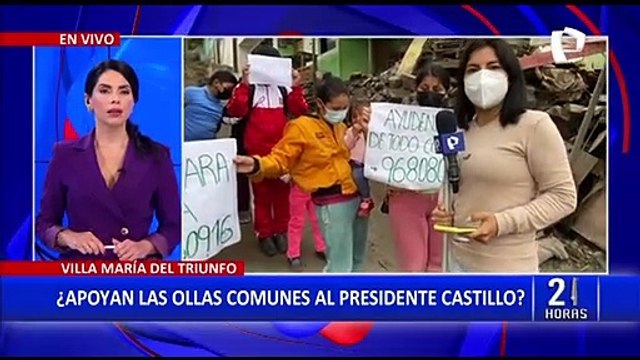 VMT: ollas comunes claman por ayuda de alimentos para poder cocinar